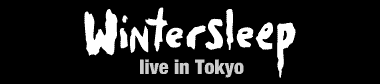 Wintersleep live in Tokyo