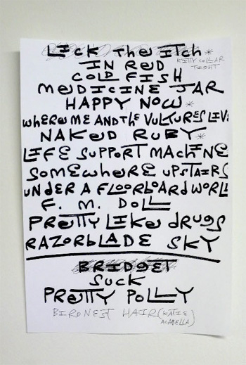 queenadreena＠astro hall  setlist